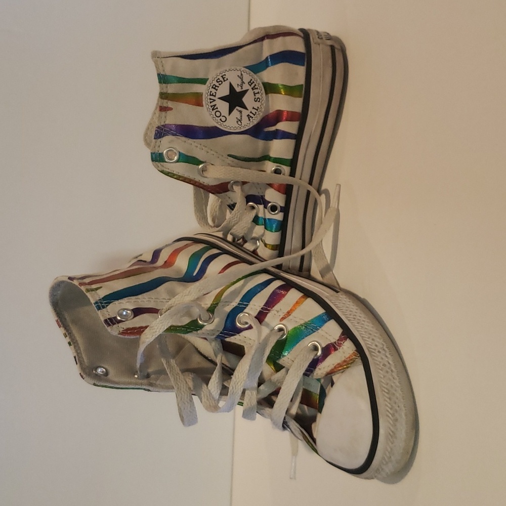 Converse All Star Chuck Taylor zebra print kids/juniors shoes
